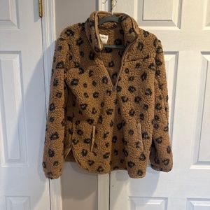Abercrombie Leopard Sherpa